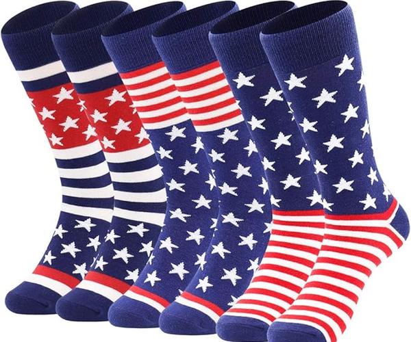 American Flag Socks