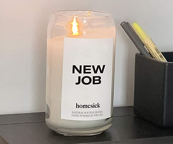 Homesick New Job Candle