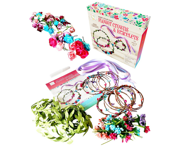 Flower Crown and Bracelet Kit
