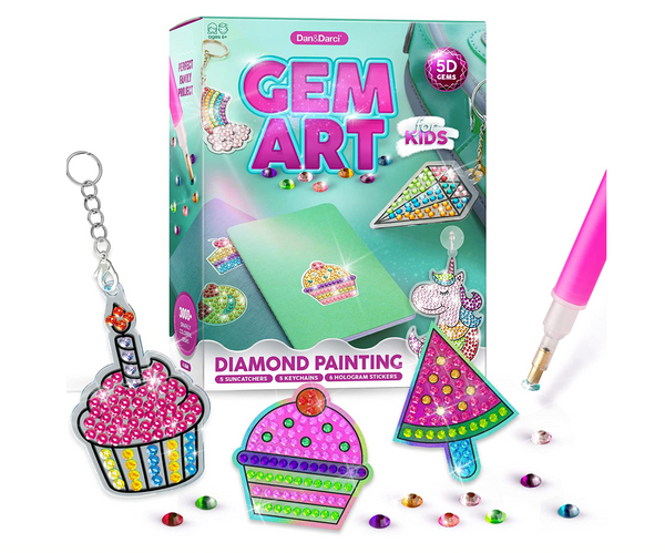 Keychain, Sticker, and Suncatcher Bedazzling Set