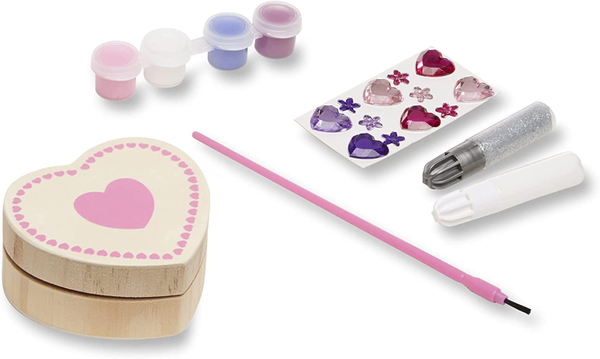 Paint Your Own Wooden Treasure Box Kit
