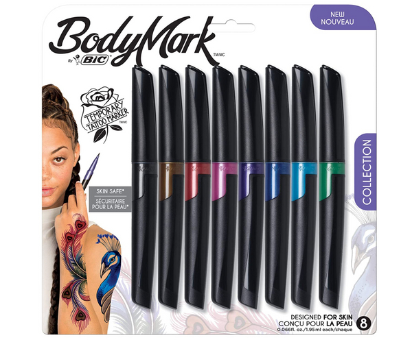 BodyMark by BIC Temporary Tattoo Metallic Pens