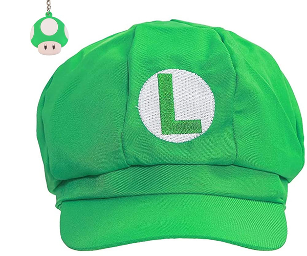 Luigi Hat and Keychain