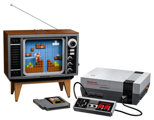 Super Mario NES TV Lego Set