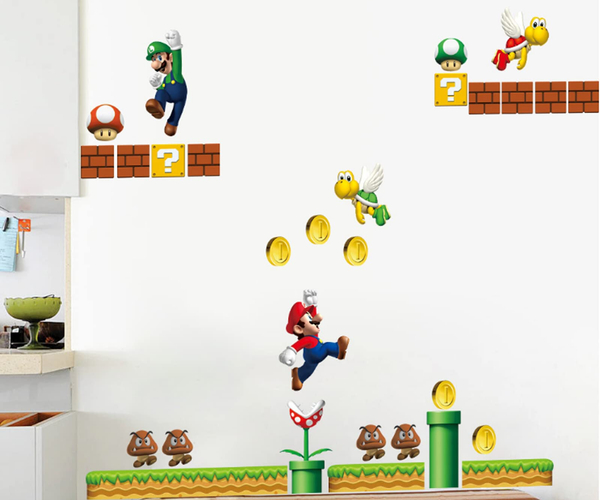 Super Mario Wall Decals