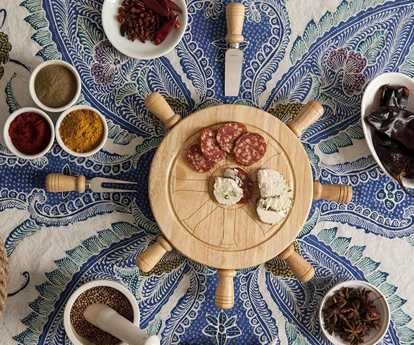 Ship Wheel Mariner Cheeseboard