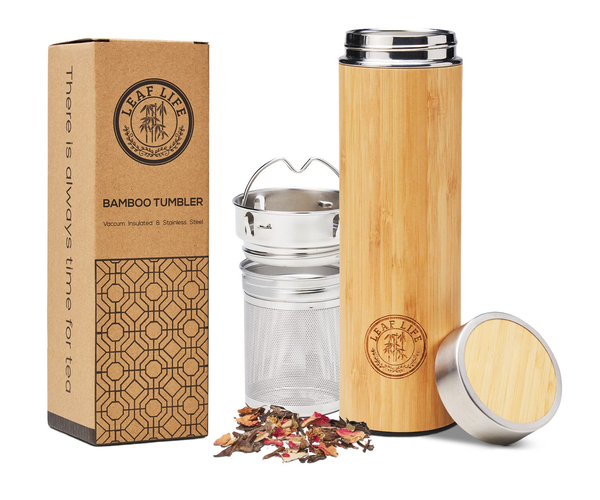 Bamboo Thermos and Tea Maker