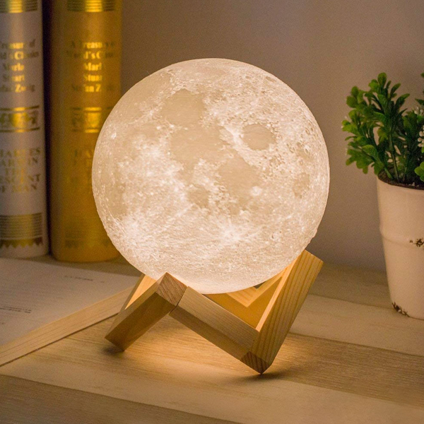 Realistic Moon Lamp Night Light