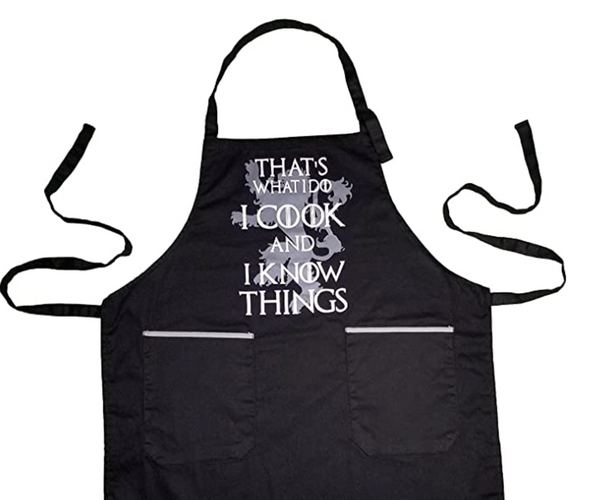 I Cook and I Know Things Funny Apron