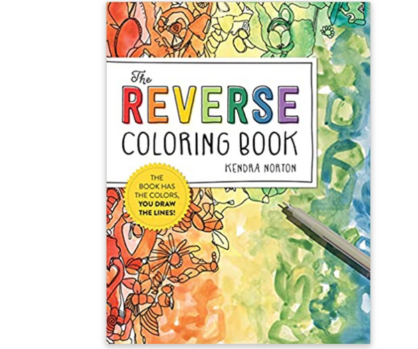 The Reverse Adult Coloring Book