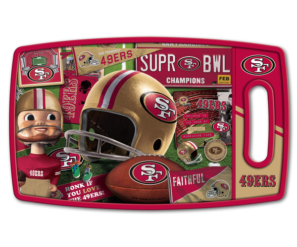 Retro Series 49ers Cutting Board