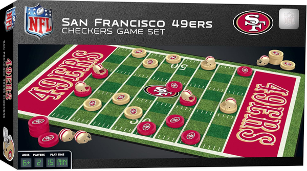 San Francisco 49ers Checkers Game