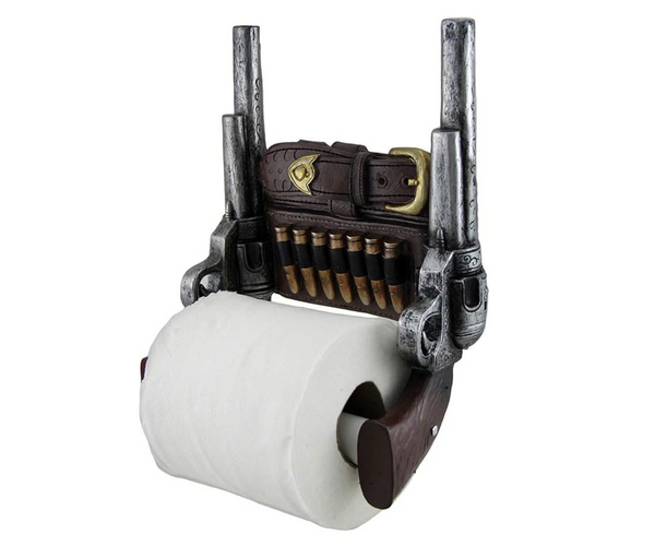 Six Shooter Toilet Paper Holder