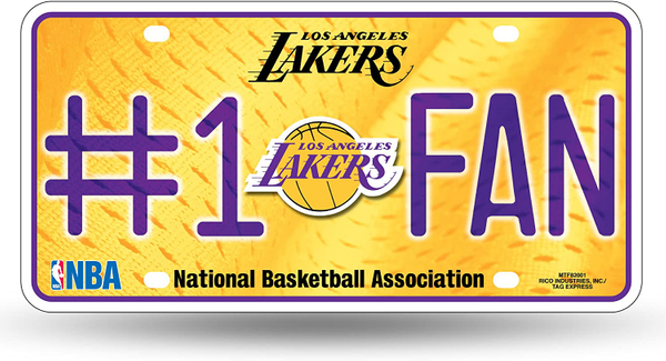 LA Lakers #1 Fan Vanity Plate