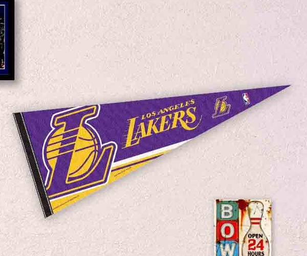 Los Angeles Lakers Pennant