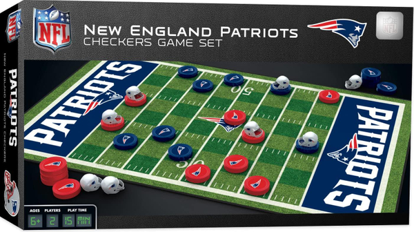 New England Patriots Checkers Set