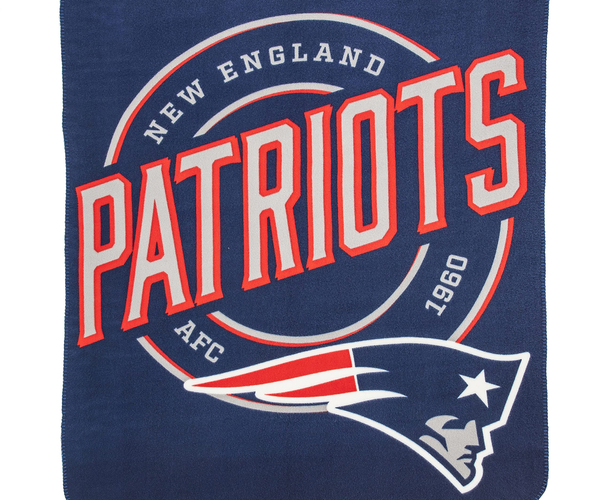 New England Patriots Fleece Throw Blanket