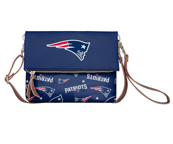 New England Patriots Leather Wristlet