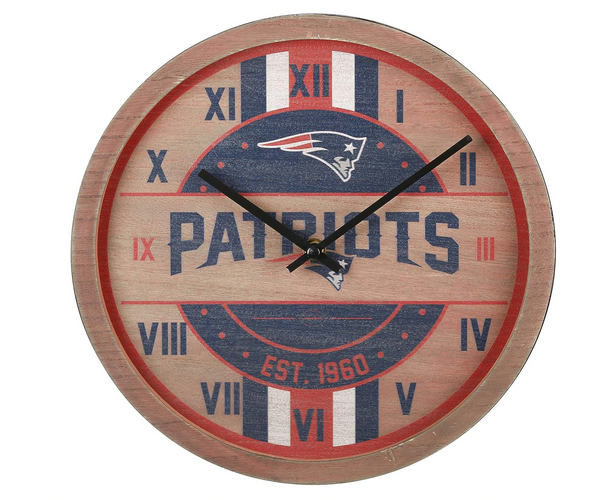 New England Patriots Wall Clock