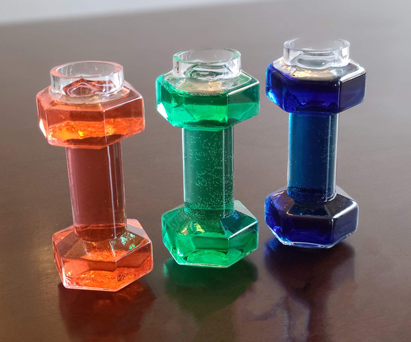 Dumbbell Shot Glasses