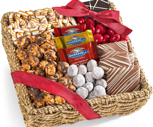 Gourmet Chocolate Nut Crunch Gift Basket
