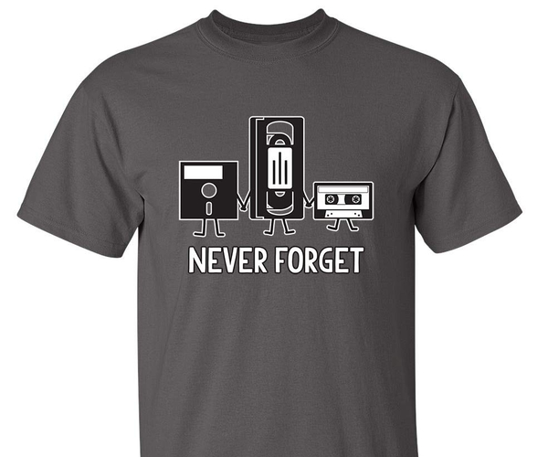 Never Forget Funny Retro T-Shirt