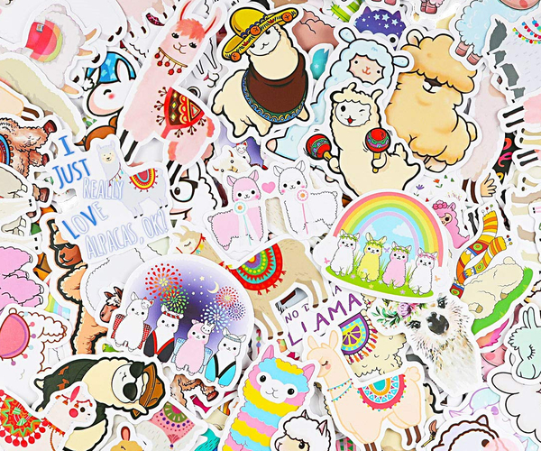 Super Llama Sticker Pack