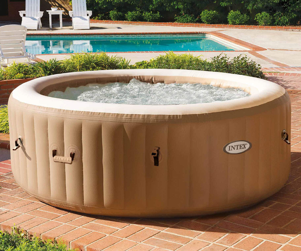 An Inflatable Hot Tub