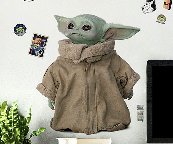 Oversize Baby Yoda Wall Sticker