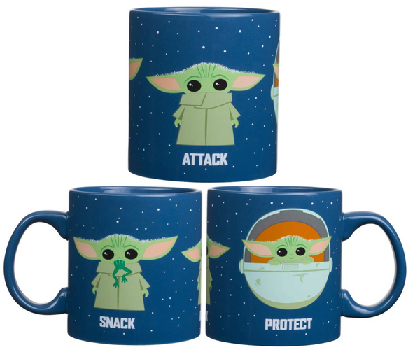 Protect, Attack, Snack Baby Yoda Mug