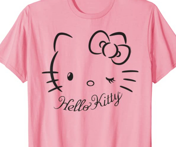 Winking Hello Kitty Shirt