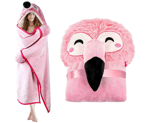 Wearable Flamingo Hoodie