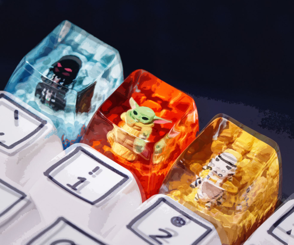 25 Utterly Unique Artisan Keycaps That Compute As Freakin' Cool