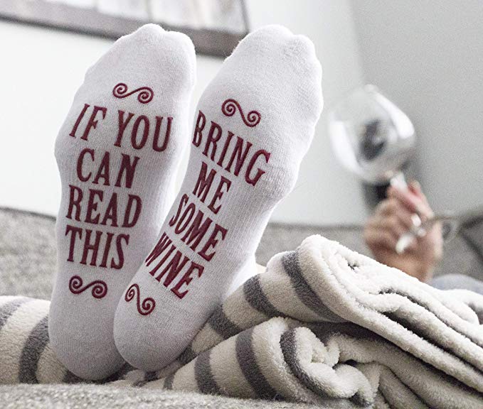 Bring Me Some Wine Socks