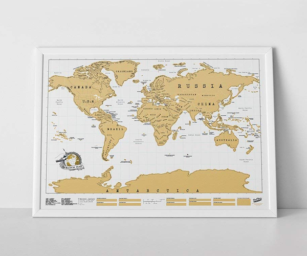 Scratch Off World Map