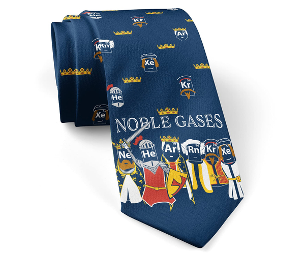 Noble Gases Necktie