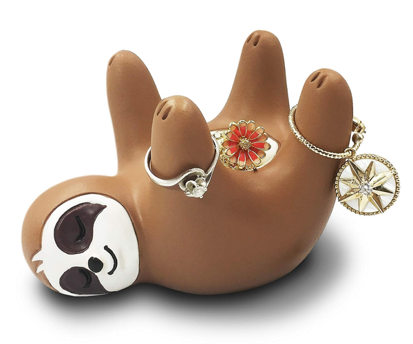 Sleeping Sloth Ring Holder