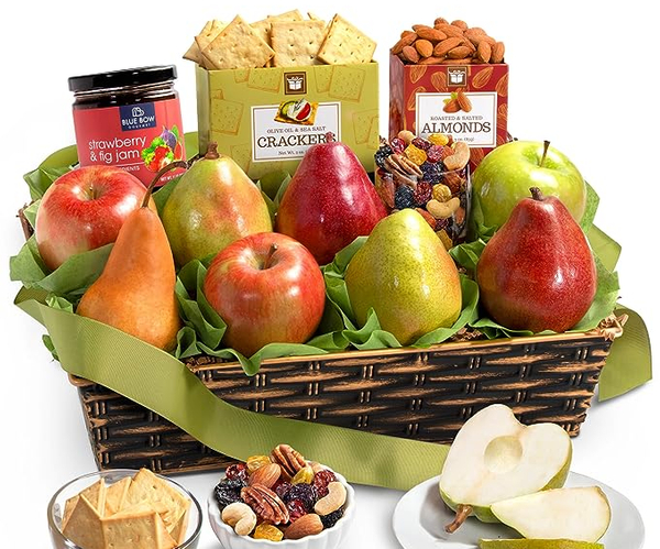 Fresh Fruit and Nut Gift Basket