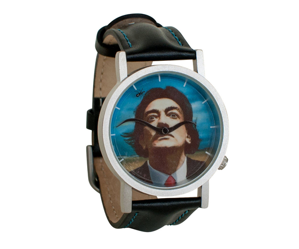 Salvador Dali's Mustache Watch