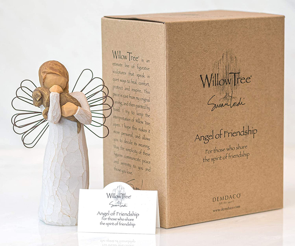 Angel of Frienship Dog Statuette