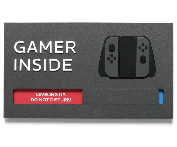 Gamer's Do Not Disturb Sign