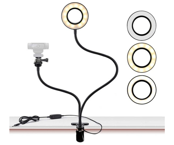 Ring Light and Camera Mount for Streaming