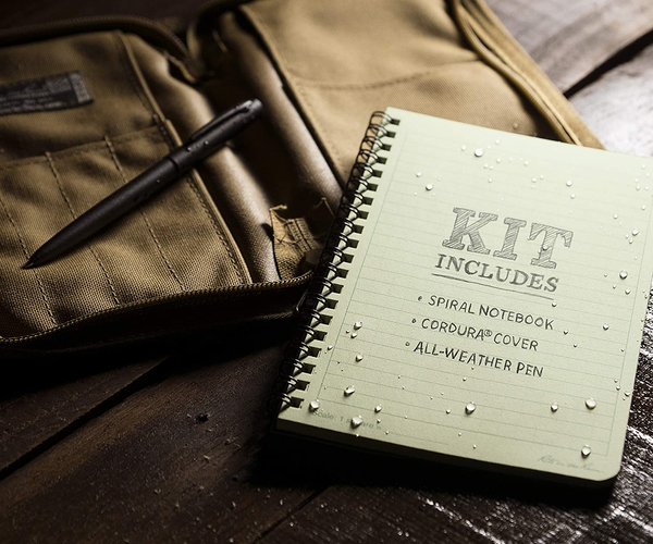 Waterproof Notebook and Pen Set