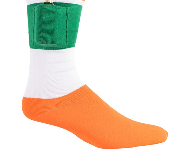 St. Patrick's Day Sock with Pocket