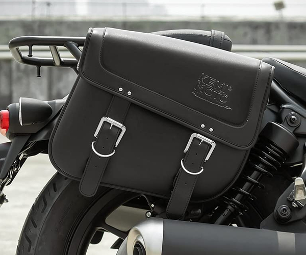 Leather Motorcycle Saddle Bags