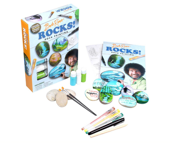 Bob Ross Rocks Kit