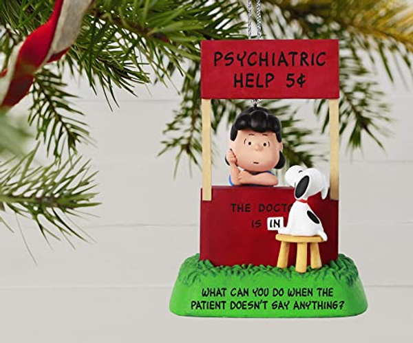 Snoopy Psychiatric Help Ornament