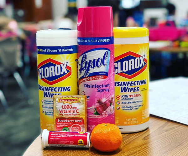 Disinfecting Wipes & Vitamin C