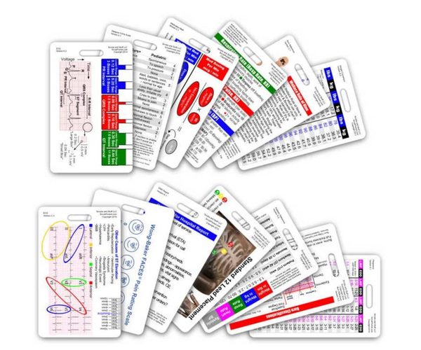 Complete EMS Vertical Badge Card