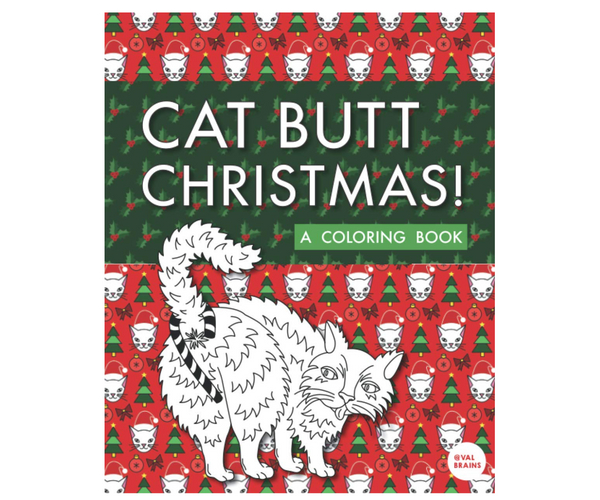 Cat Butt Christmas Coloring Book
